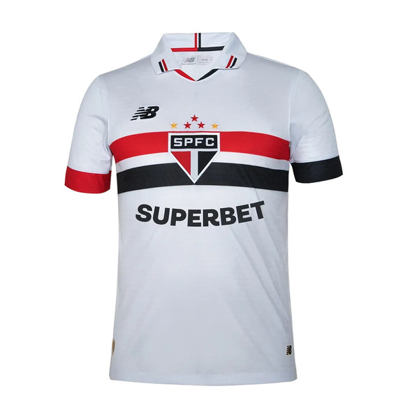 Camisa São Paulo Home 24/25 - Branca - C/ Patrocínio