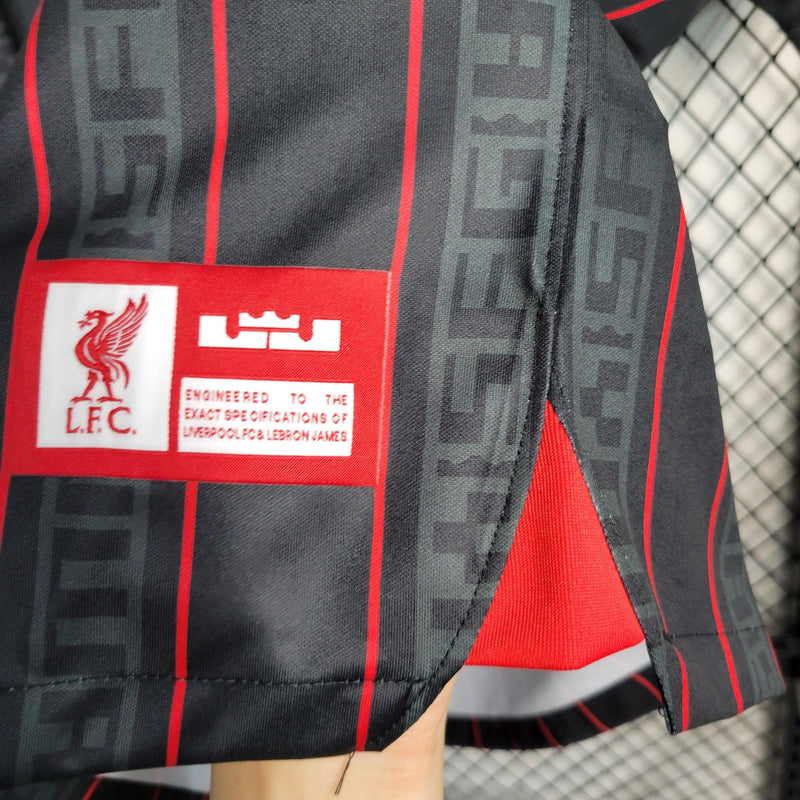 Camisa Liverpool Leblon James 2023 - Preta