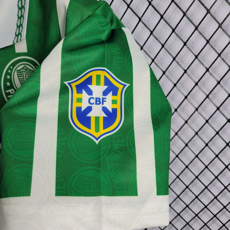 Camisa Palmeiras Home 93/94 Retrô - Verde e Branca