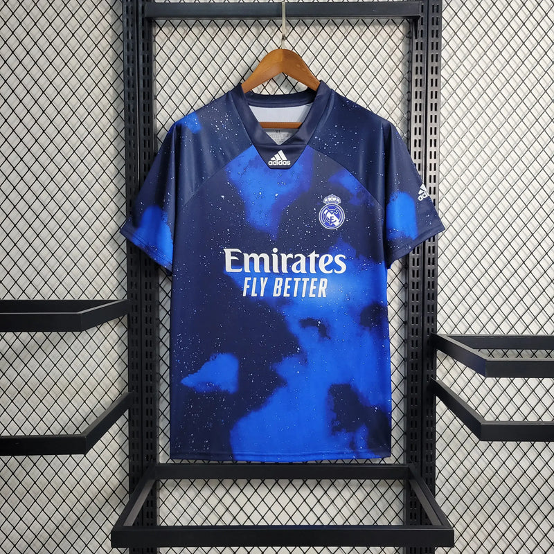 Camisa Real Madrid Galáticos 18/19 Retrô - Azul