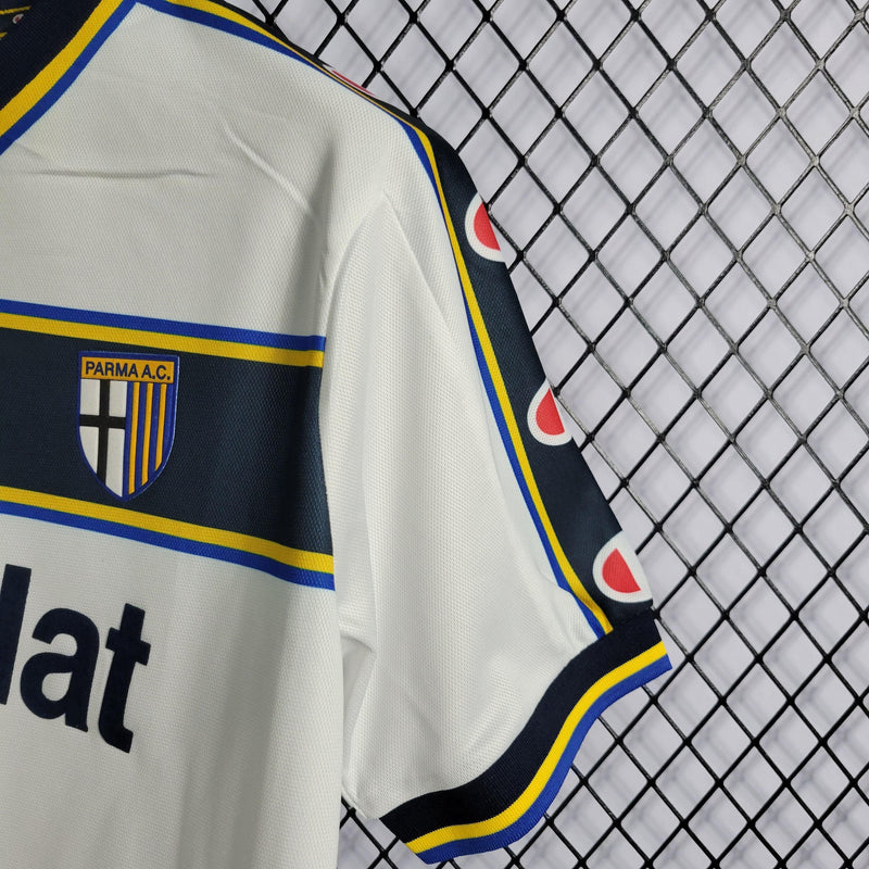 Camisa Parma Home 02/03 Retrô - Branca