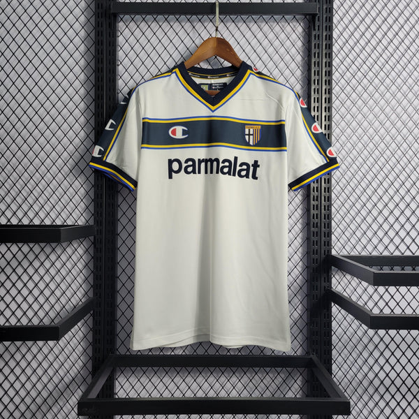 Camisa Parma Home 02/03 Retrô - Branca