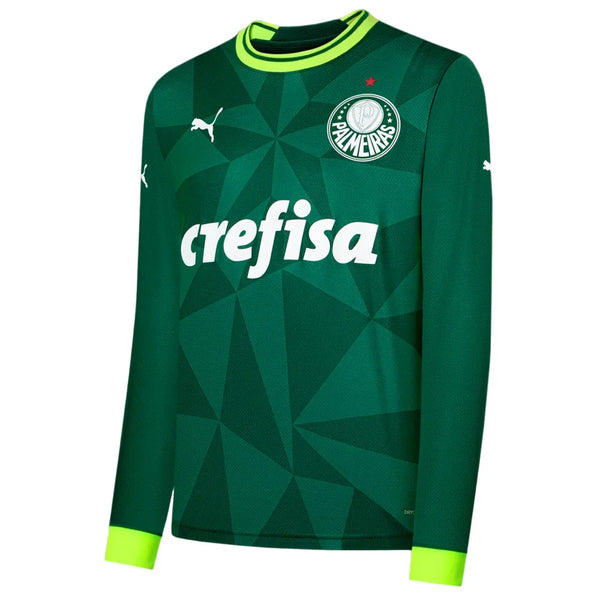 Camisa Palmeiras Home 23/24 Manga Longa - Verde