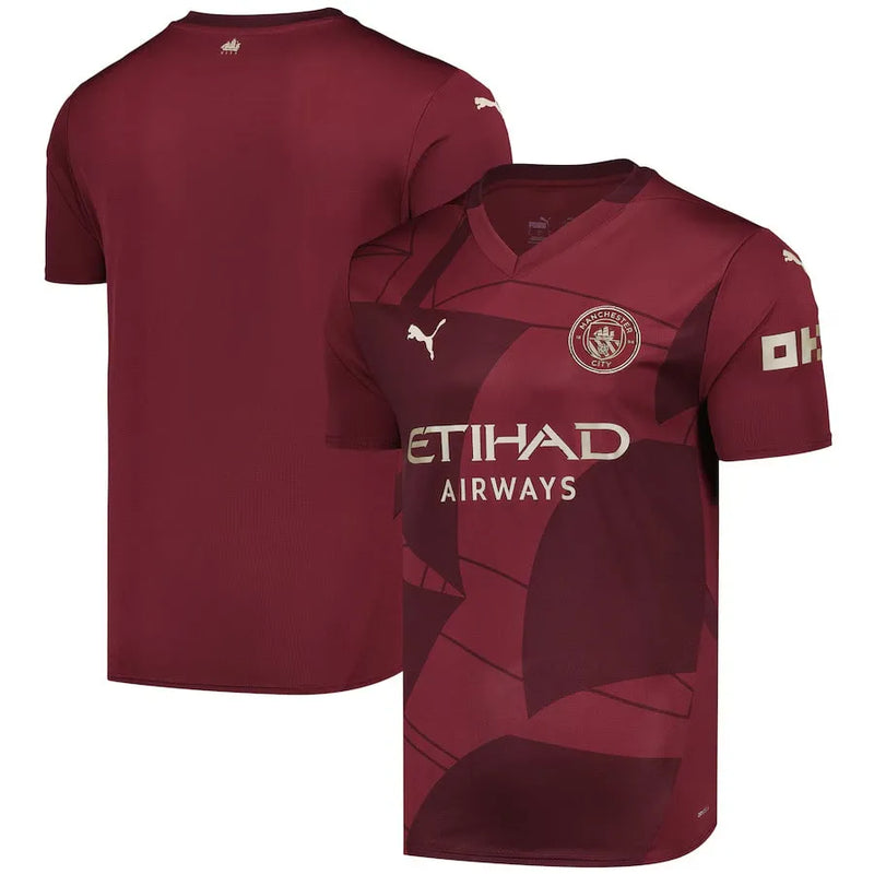 Camisa Manchester City Third 24/25 - Vermelha