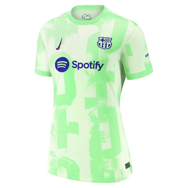 Camisa Barcelona Feminina Third 24/25 - Verde