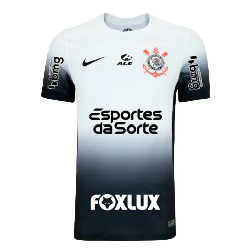 Camisa Corinthians Home 24/25 - Branca - C/ Patrocínio