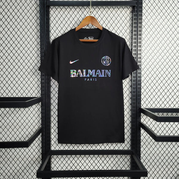 Camisa PSG Balmain - Preta Refletiva