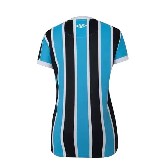 Camisa Grêmio Home 23/24 Feminina - Azul e Preta