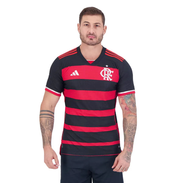 Camisa CRF Home 24/25 Jogador - Preta e Vermelha